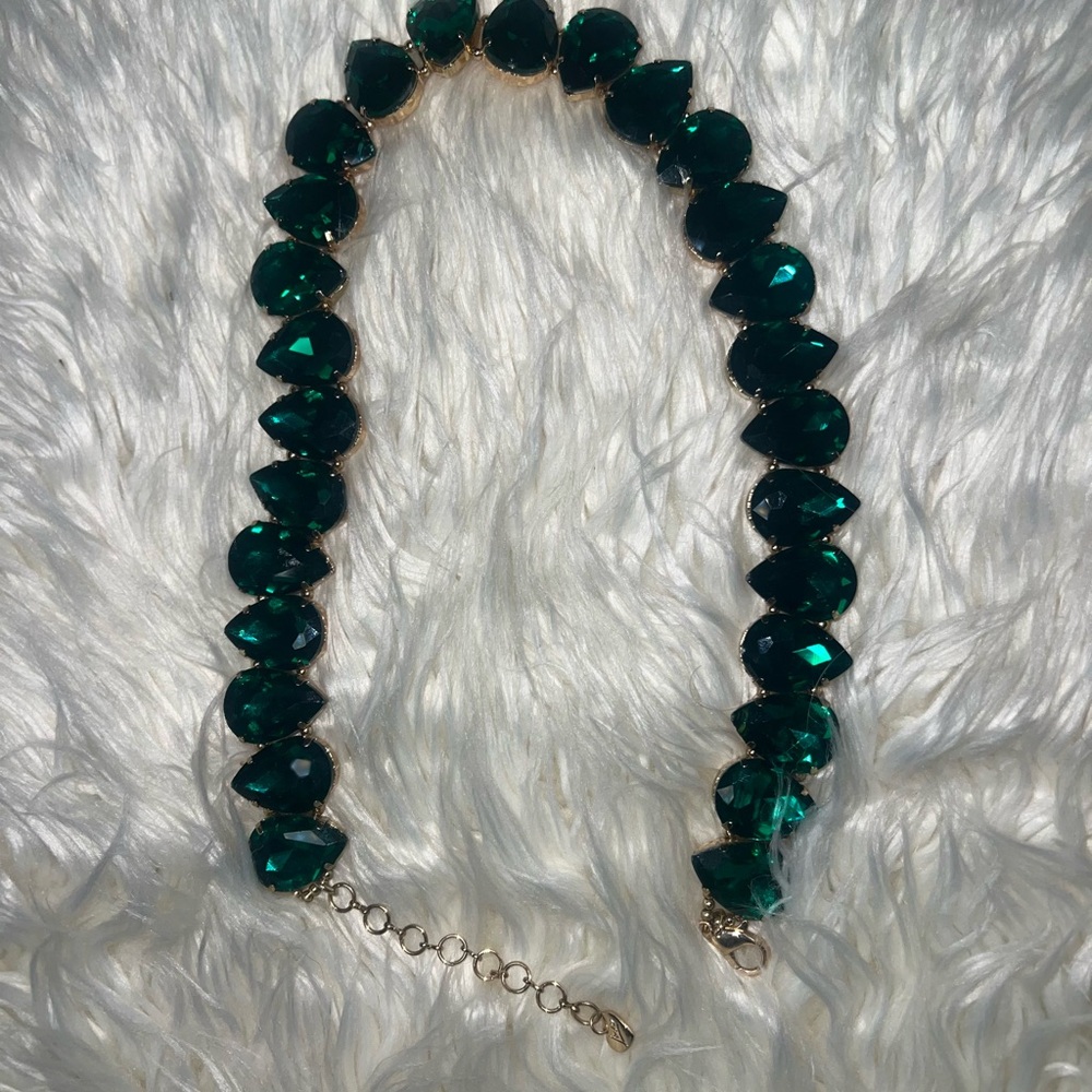 Emerald Statenent Necklace